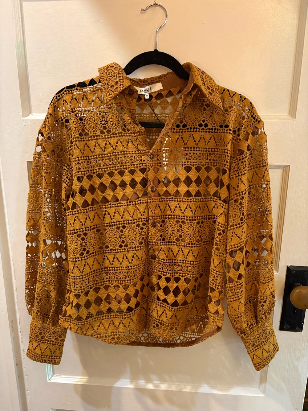 Anthropologie x La Maise Studio Kimaya Buttondown Shirt Size XS
